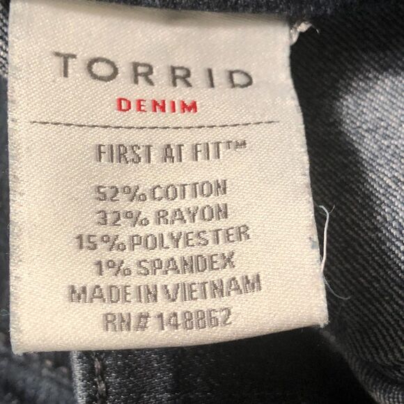 Torrid Womens Jeggings Jeans First at Fit 24T Slimming Casual Minimalist Classic - Picture 4 of 9